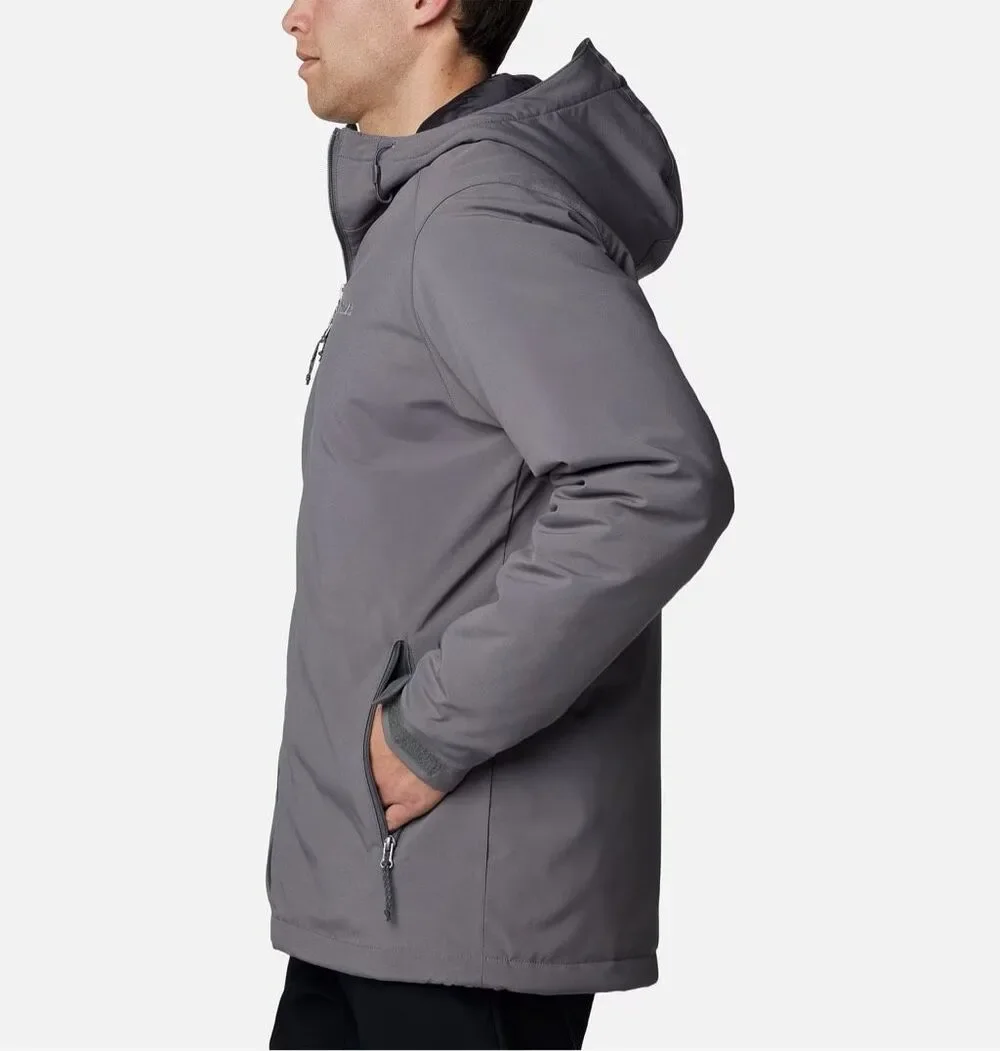 Columbia City Grey Outdoor Utility Gate Racer II Softshell Jacket NWT
